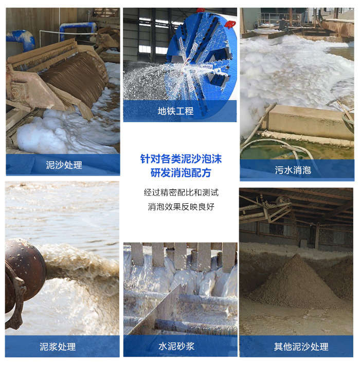 (圖:盾構(gòu)機(jī)消泡劑運(yùn)用領(lǐng)域)